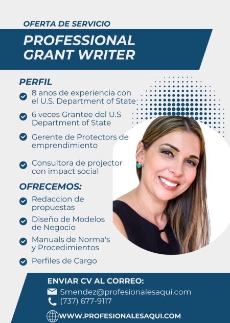 Professional Grants Writter Sandra Méndez Profesionales Aquí